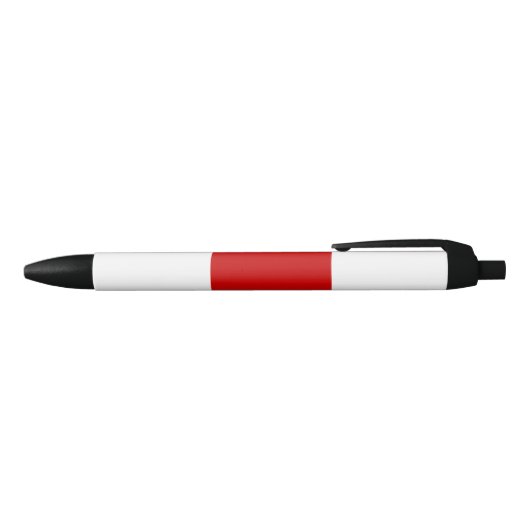 Wit-Russische vlag (rood en wit) Rode Inkt Pen (Bovenkant)