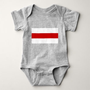 Wit-Russische vlag (rood en wit) Romper