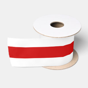 Wit-Russische vlag (rood en wit) Satijnen Lint