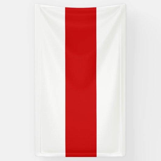 Wit-Russische vlag (rood en wit) Spandoek (Verticaal)