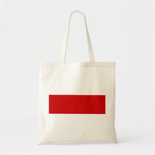 Wit-Russische vlag (rood en wit) Tote Bag (Voorkant)