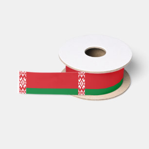 Wit-Russische vlag Satijnen Lint