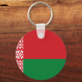 Wit-Russische vlag Sleutelhanger (Voorkant)
