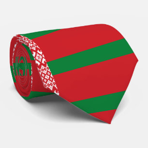 Wit-Russische vlag Stropdas