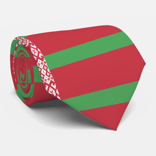 Wit-Russische vlag Stropdas (Opgerold)