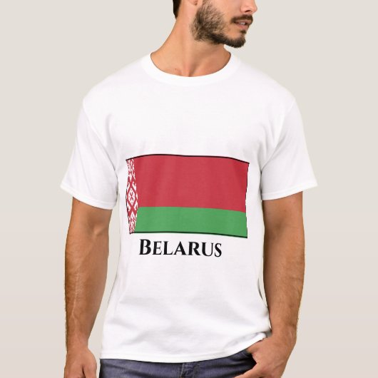 Wit-Russische vlag T-shirt (Voorkant)