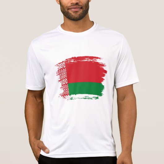 Wit-Russische vlag T-shirt (Voorkant)