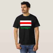 Wit-Russische vlag T-shirt (Voorkant volledig)