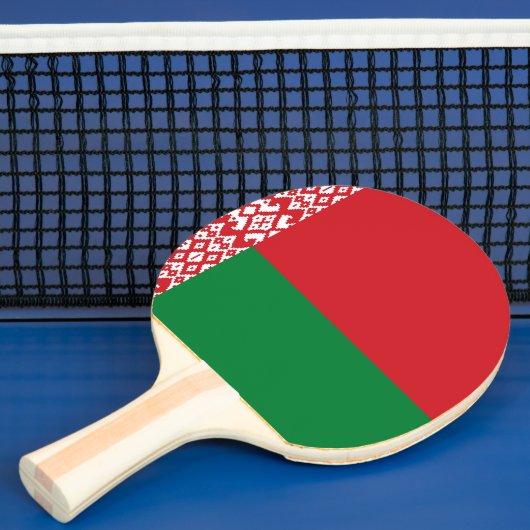 Wit-Russische vlag Tafeltennisbatje (Insitu)