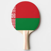 Wit-Russische vlag Tafeltennisbatje (Voorkant)