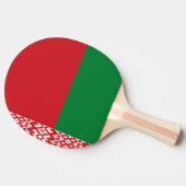 Wit-Russische vlag Tafeltennisbatje (Zijkant)