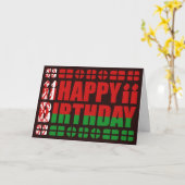 Wit-Russische vlag Verjaardag Kaart (Gele Bloem)