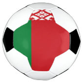 Wit-Russische vlag Voetbal (Gedraaid)