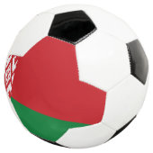 Wit-Russische vlag Voetbal (Drie kwart)