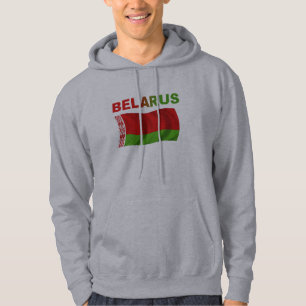 Wit-Russische vlag (Wavy) Hoodie