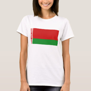 Wit-Russische vlag x kaart T-Shirt