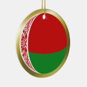 Wit-Russische vlagornament Keramisch Ornament (Rechts)