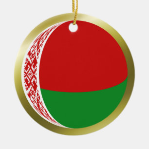 Wit-Russische vlagornament Keramisch Ornament