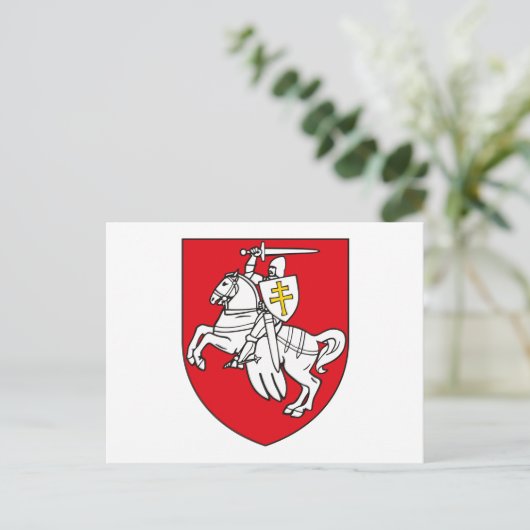 Wit-Russische wapenstilstand Briefkaart (Staand voorkant)