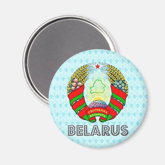 Wit-Russische wapenstilstand Magneet (Voorkant / Achterkant)