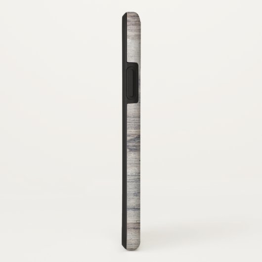 Wit rustiek hout met blauw nautisch bootanker Case-Mate iPhone case (Achterkant / rechts)