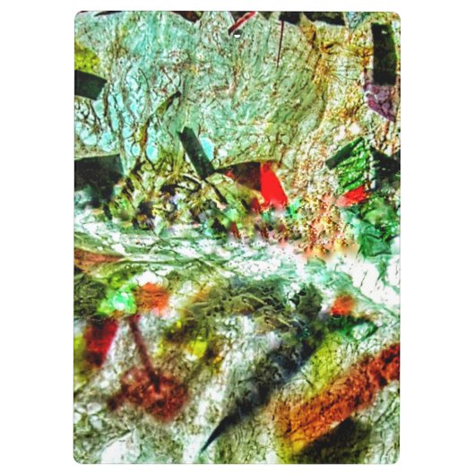 Wit rustig abstract klembord, Aangenaam witte kleu Klembord (Achterkant)