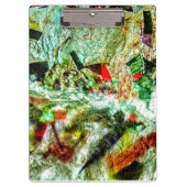 Wit rustig abstract klembord, Aangenaam witte kleu Klembord (Voorkant)