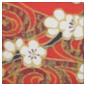 Wit Sakura Fijn Japans Patroon Stof (Swatch)