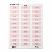 Wit schaakbordlabel etiket (Full Sheet)