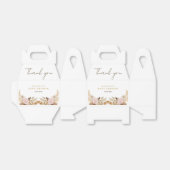 Wit Schattige Waterverf Flower Baby shower Bedankdoosjes (Uitgevouwen)