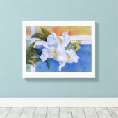 WIT-SCHEMA DRAGONS WRAPPED CANVAS PAINTING AFDRUK (Insitu (Houten vloer))