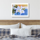 WIT-SCHEMA DRAGONS WRAPPED CANVAS PAINTING AFDRUK (Insitu (Slaapkamer))