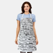 wit schort met zwarte namen (Gedragen)