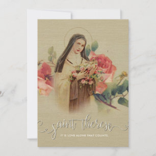 Wit script bedekken   St. Therese Novena Prayer