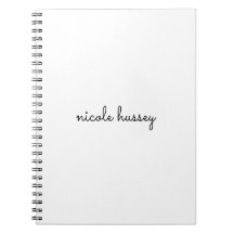 Wit script | Stijlvol Monogram Modern Minimalistis