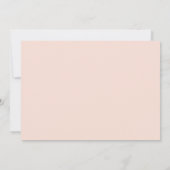 Wit Sinaasappel Bloemen Cactus Succulent Vrijgezel Kaart (Achterkant)