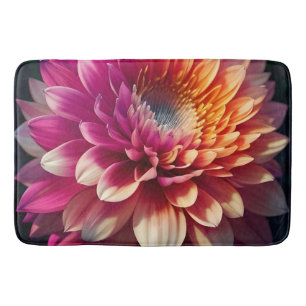 Wit Sinaasappel Geel Roze Paarse Blauw Dahlia Flow Badmat