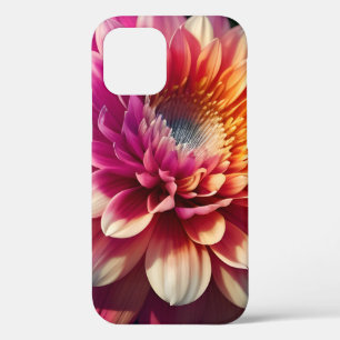 Wit Sinaasappel Geel Roze Paarse Blauw Dahlia Flow Case-Mate iPhone Case
