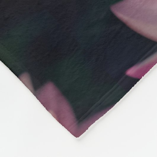 Wit Sinaasappel Geel Roze Paarse Blauw Dahlia Flow Fleece Deken (Hoek)