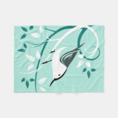 Wit Sit On Tak Fleece Deken (Voorkant (Horizontaal))