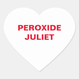 Wit Snoepjes hart Sticker