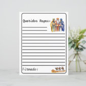 Wit Spaans Brief aan de Wijze Mannen - Los Reyes (Staand voorkant)