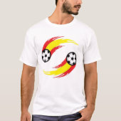 Wit Spanje T-shirt. 02 T-shirt (Voorkant)