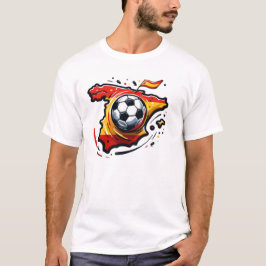 Wit Spanje T-shirt. 03 T-shirt