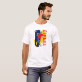 Wit Spanje T-shirt. 05 T-shirt (Voorkant volledig)