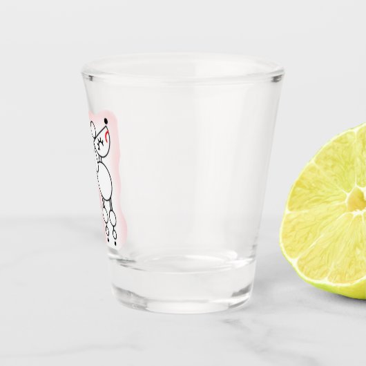 Wit Speelgoed Poodle glas (Rechts)