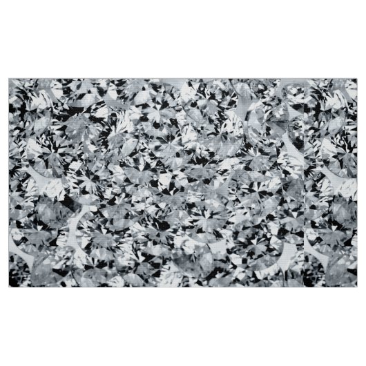Wit sprankelend diamantpatroon stof (Fat Quarter)
