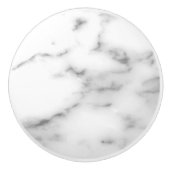 Wit-steenmarmerdeur en trekknoppen van de lade keramische knop (Voorkant)