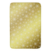 ,wit, ster, sterren, Kerstmis + Steekproef, kleur Badmat (Voorkant Verticaal)