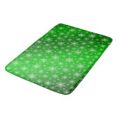 wit, ster, sterren, Kerstmis + Voorbeeld, gekleurd Badmat (Gekanteld)